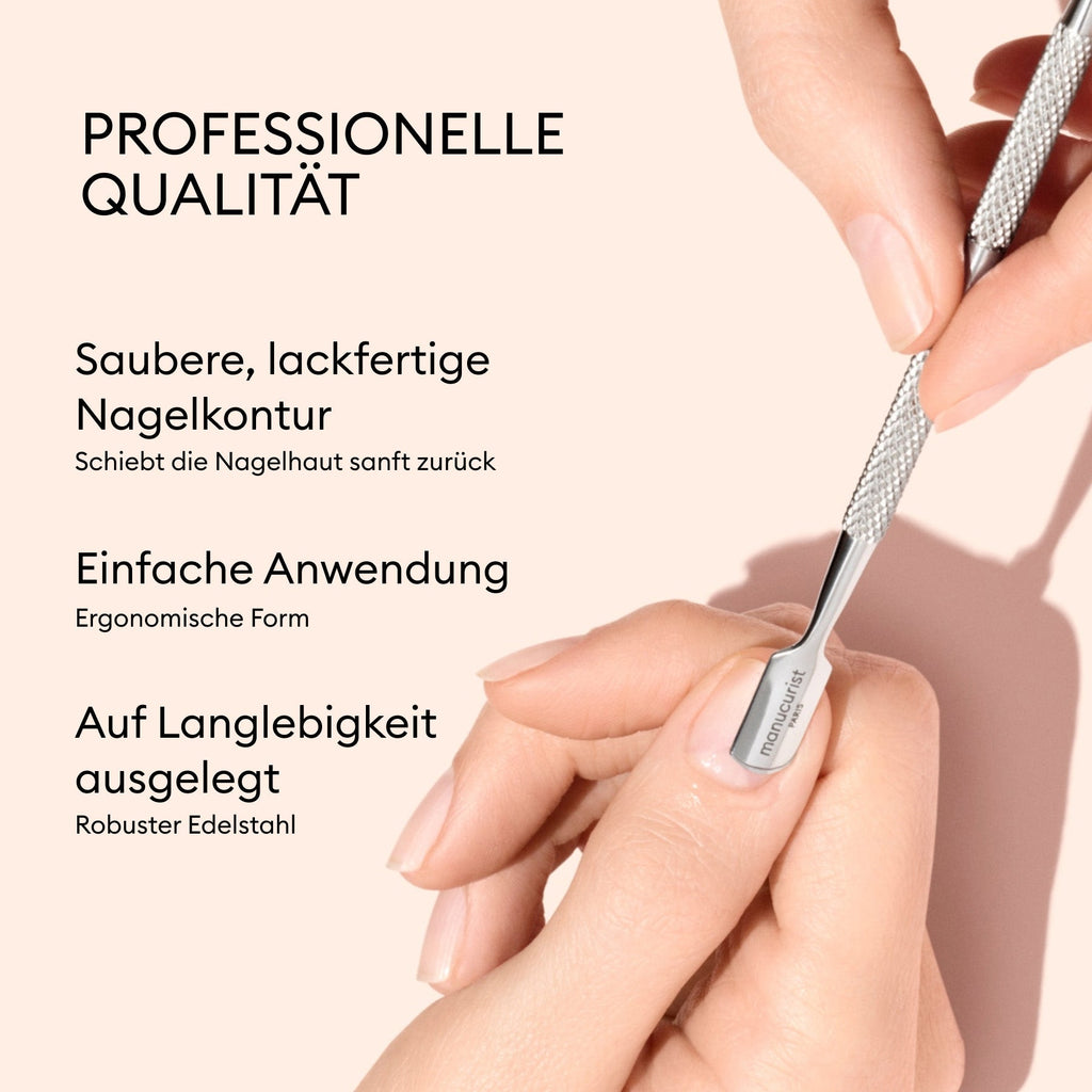 Pousse-cuticules en acier