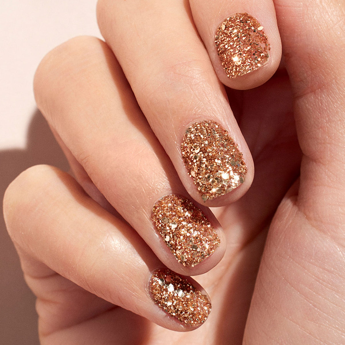 Duo Paillettes Rose Doré et Glacé