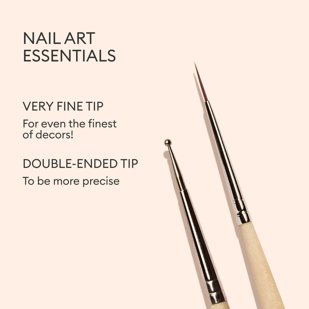 Duo Dotting Tool & Pinceau Nail Art Liner