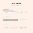 Lime pour ongles naturels