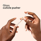 Trio d'accessoires en verre pour les ongles