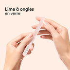 Trio d'accessoires en verre pour les ongles