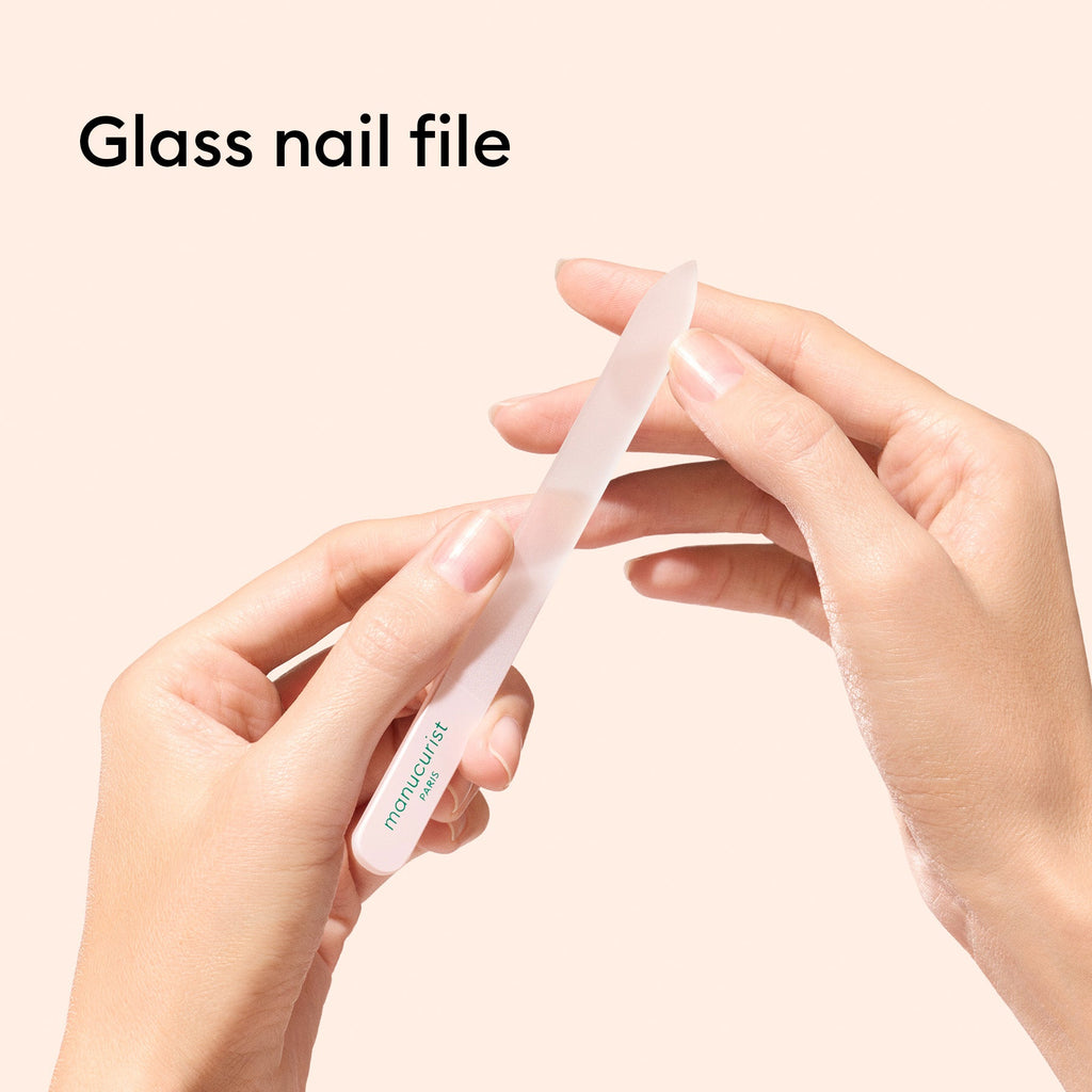 Trio d'accessoires en verre pour les ongles