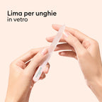 Trio d'accessoires en verre pour les ongles