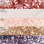Paillettes biodégradables Rose Gold