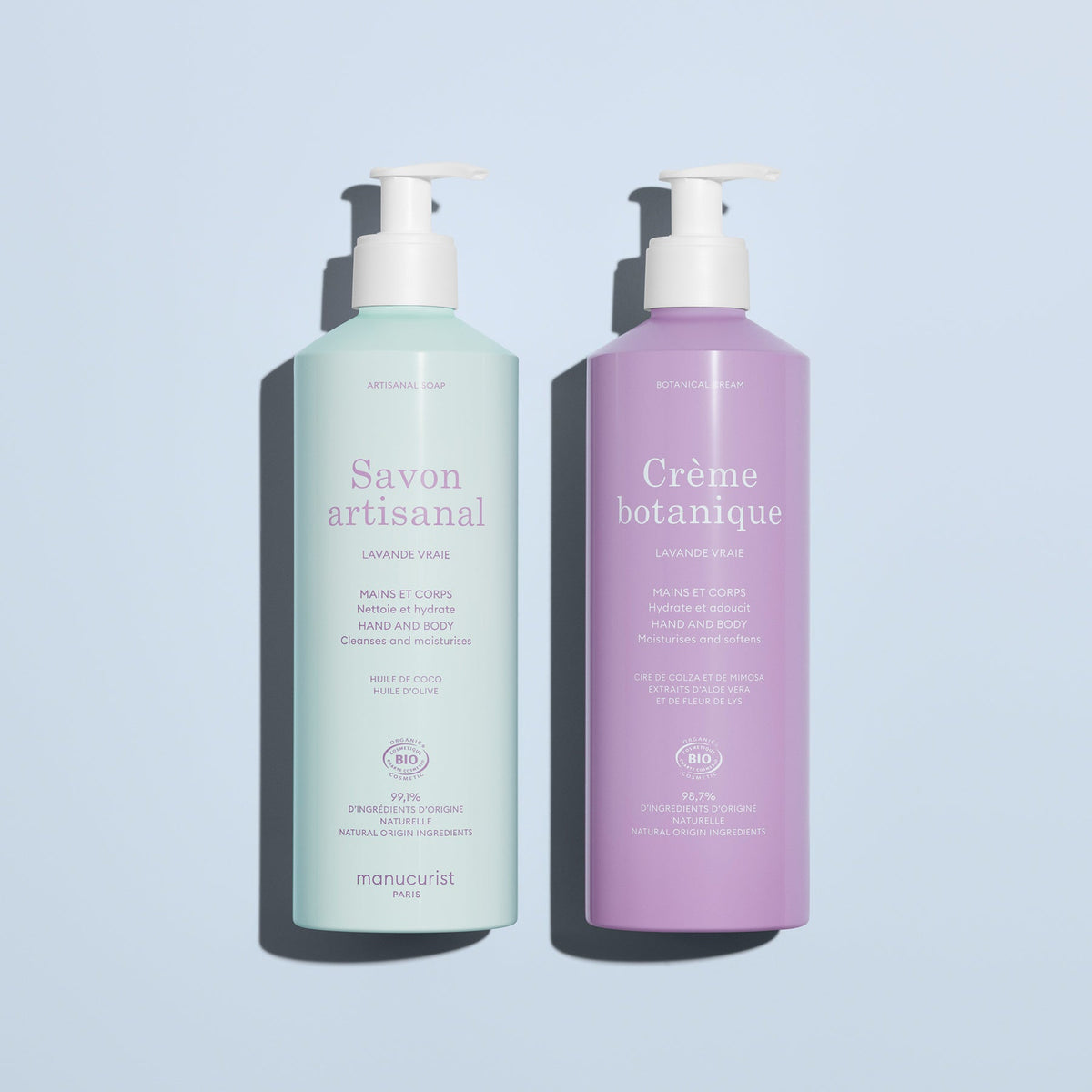 Crème botanique Parfum Lavande Vraie - Cosmos Organic - 500ml