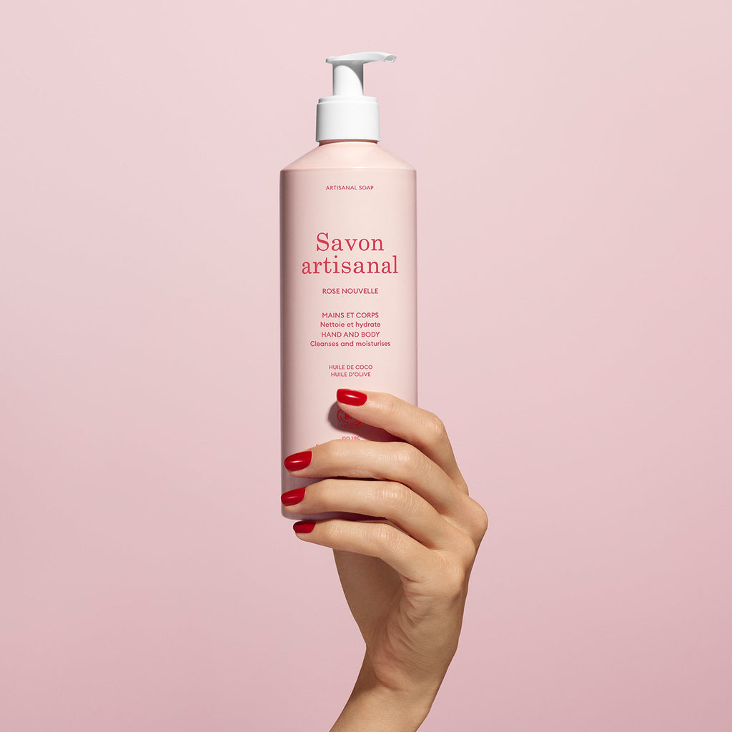Savon Artisanal Parfum Rose Nouvelle - Cosmos Organic - 500ml
