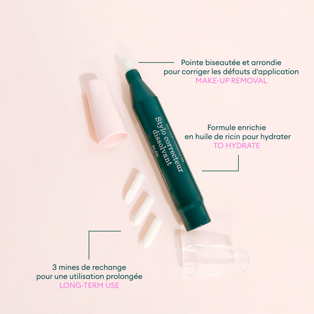 + Stylo Correcteur Dissolvant