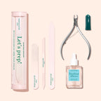 Trio d'accessoires en verre pour les ongles